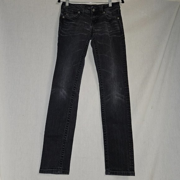 Women's Gray Embellished Jeans - Picture 5 of 8